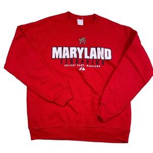 Vintage Y2K Maryland Terrapins Sweatshirt Adult Medium Crewneck Sweater Mens 00s
